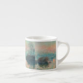 Monet Zonsondergang Seine Fijne Kunst Impressionis Espresso Kop (Rechts)