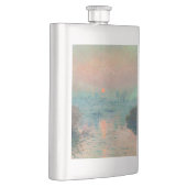 Monet Zonsondergang Seine Fijne Kunst Impressionis Flacon (Rechts)