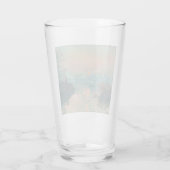 Monet Zonsondergang Seine Fijne Kunst Impressionis Glas (Achterkant)