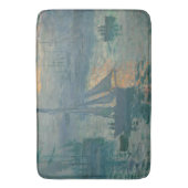 Monet Zonsopgang Maritiem Impressionisme Schilderi Badmat (Voorkant Verticaal)