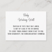 Monetaire bijdrage Baby die goed wenst Informatiekaartje (Voorkant)