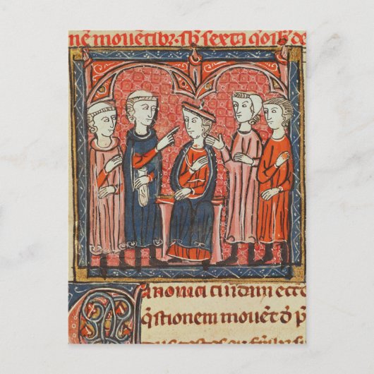Monetaire regulering, van "Decretten de Gratien" Briefkaart (Voorkant)