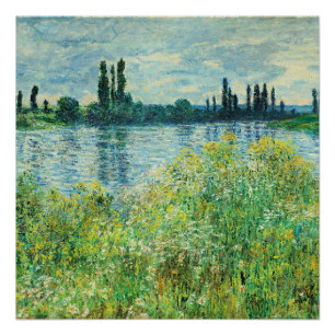Monetbanken van de Seine te Vetheuil Perfect Poster