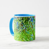 Monetbloemschilderij: Agapanthus bloemen Mok (Voorkant links)