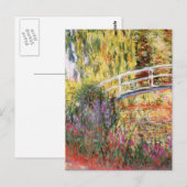 Monetbrug en bloemen briefkaart (Voorkant / Achterkant)