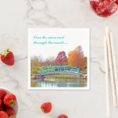 Monetbrug in het najaar servetten (Insitu)