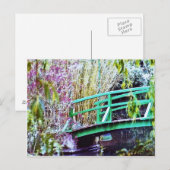 Monetbrug met bloemen briefkaart (Voorkant / Achterkant)