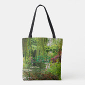 Monetbrug, Monettuin, Groen, Giverny Tote Bag (Achterkant)