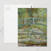 Monetbrug over de Vintage van de rivierlengen Briefkaart (Voorkant / Achterkant)