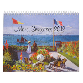 Monetkalender voor 2013 ~ Monet Seascapes Calendar Kalender