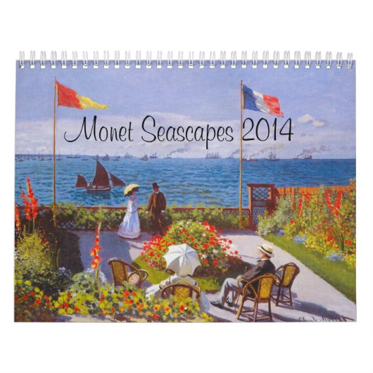 Monetkalender voor 2014 ~ Monet Seascapes Calendar Kalender (Hoes)
