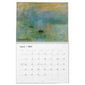 Monetkalender voor 2014 ~ Monet Seascapes Calendar Kalender (Mar 2027)