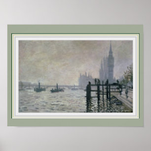 Monetnamen onder Westminster 16 x 12 Poster
