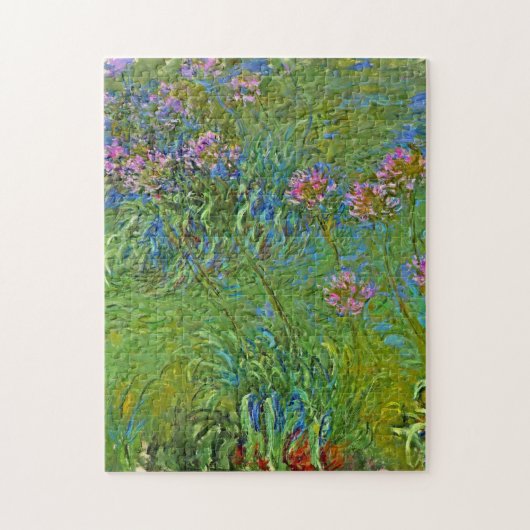 Monet's Agapanthus Flowers Legpuzzel (Verticaal)