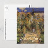 Monet's artistieke tuin in Vetheuil Briefkaart (Voorkant / Achterkant)