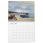 Monets Beaches Art Calendar 2015 Kalender (Jan 2027)