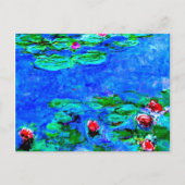 Monet's beroemde schilderij, Water Lilies (macro-u Briefkaart (Voorkant)