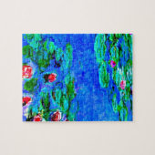 Monet's beroemde schilderij, Water Lilies (macro-u Legpuzzel (Horizontaal)