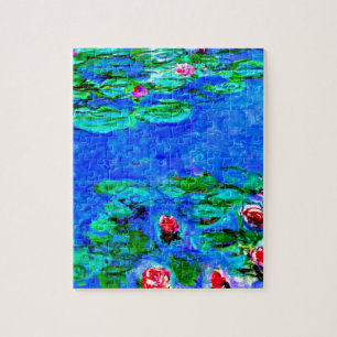 Monet's beroemde schilderij, Water Lilies (macro-u Legpuzzel