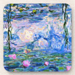 Monet's beroemde Waterlelies (roze) Drankjes Onderzetter<br><div class="desc">Monet's beroemde Waterlelies (roze) onderzetters. VIRGINIA5050,  op maat ontworpen producten en geschenken op www.zazzle.com/virginia5050*,  PaulKleeGiftShop,  en InternationalGifts.</div>