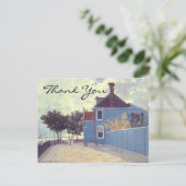 Monet's Blue House in Zaandam Briefkaart (Staand voorkant)