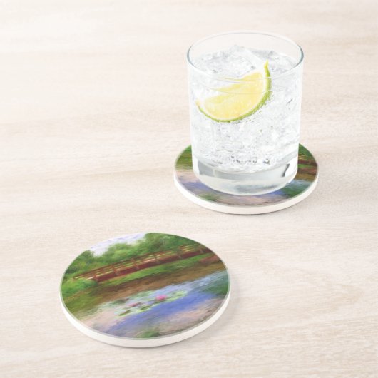 Monet's Bridge Onderzetter (Zijkant)