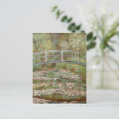 Monet's "Bridge Over a Pond of Water Lilies" 1899 Briefkaart (Staand voorkant)