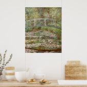 Monet's "Bridge Over a Pond of Water Lilies" 1899 Poster (Keuken)