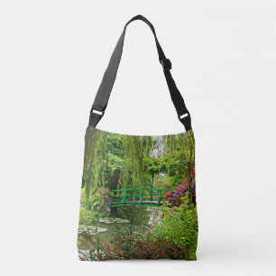 Monet's brug, Claude Monet's tuin, Giverny Crossbody Tas