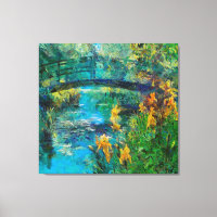 Monet's brug met iris