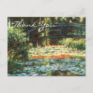 Monet's brug over de waterLily Pond Briefkaart