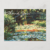 Monet's brug over de waterLily Pond Briefkaart (Voorkant)