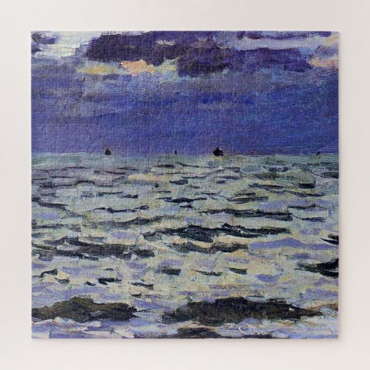 Monet's famous painting, Seascape, Legpuzzel (Verticaal)