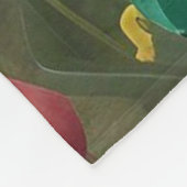 Monet's French Garden bij Giverny Tulpen Print 1 Fleece Deken (Hoek)