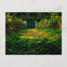 Monet's Garden, Giverny, Frankrijk in het najaar Briefkaart