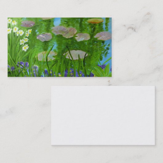Monet's Garden Visitekaartje (Voorkant / Achterkant)