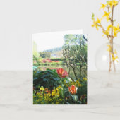 Monet's Gardens and Home Card Kaart (Gele Bloem)
