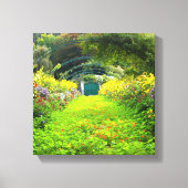 Monet's Grande Allee, Monettuin, Giverny Canvas Afdruk (Voorkant)