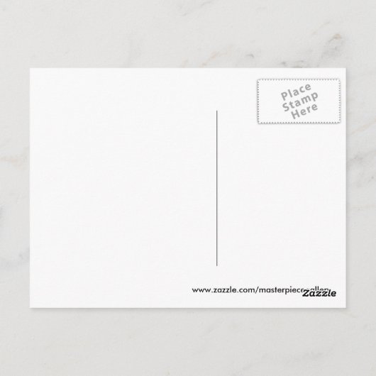 Monet's Impression Sunrise (bodemzweem) - 1872 Briefkaart (Achterkant)