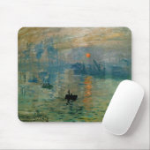 Monet's Impression Sunrise (bodemzweem) - 1872 Muismat (Met muis)