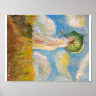 Monet's Lady Print