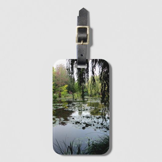 Monet's Lily Pond, Giverny, Frankrijk Bagagelabel (Voorkant (verticaal))
