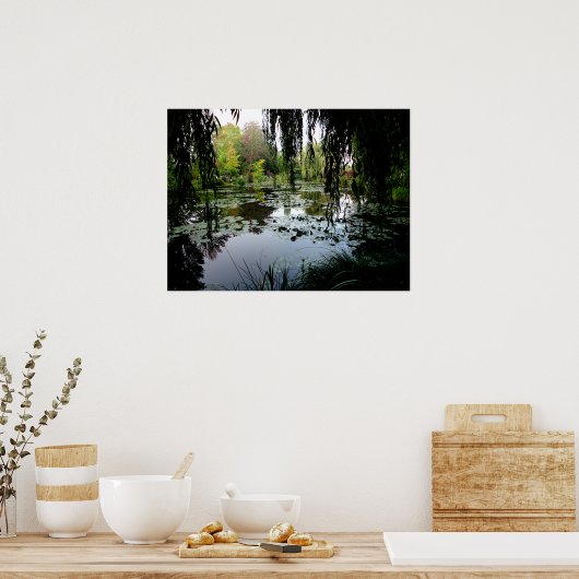 Monet's Lily Pond, Giverny, Frankrijk Poster (Keuken)