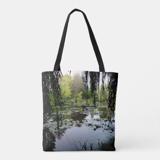 Monet's Lily Pond, Giverny, Frankrijk Tote Bag (Achterkant)