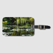 Monet's Lily Pond met Willows, Giverny, Frankrijk Bagagelabel (Voorkant (horizontaal))