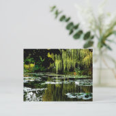 Monet's Lily Pond met Willows, Giverny, Frankrijk Briefkaart (Staand voorkant)