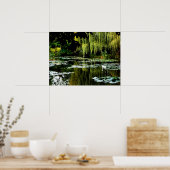 Monet's Lily Pond met Willows, Giverny, Frankrijk Poster (Keuken)