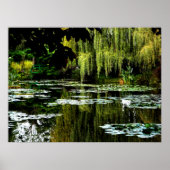 Monet's Lily Pond met Willows, Giverny, Frankrijk Poster (Voorkant)