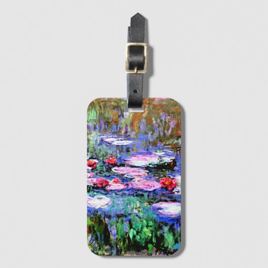 Monet's Los Nenufares Bagagelabel (Voorkant (verticaal))