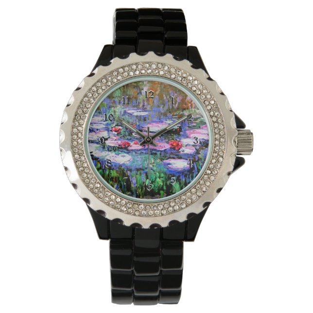 Monet's Los Nenufares Horloge (Voorkant)